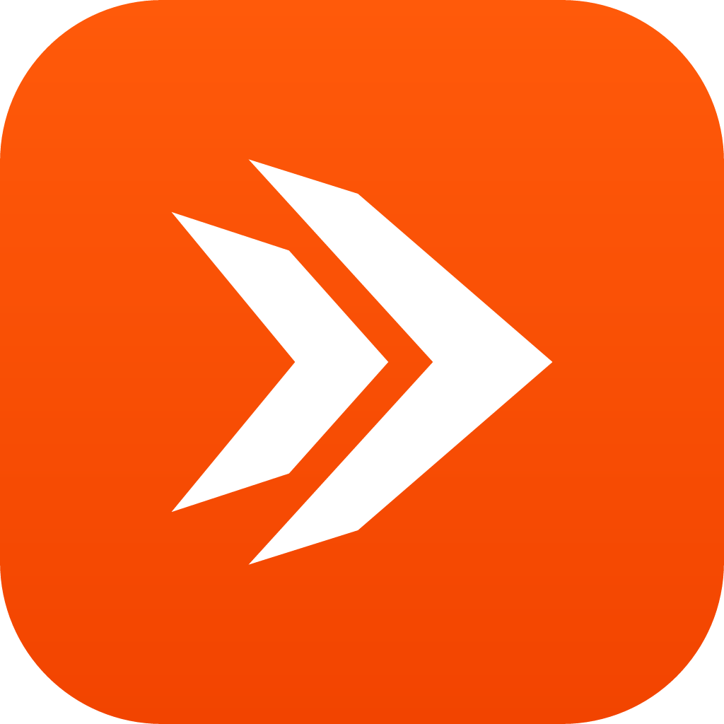 Hardline Interactive app icon, orange